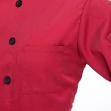 Шеф -повара Работа в одежде мужчины и женщины с длинной осенью и зимой запекаются, вызывая рестораны отели, кухонные кафетерии с двойным светом работники