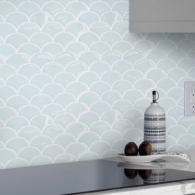 法式仿瓷砖墙贴厨房墙面翻新装饰