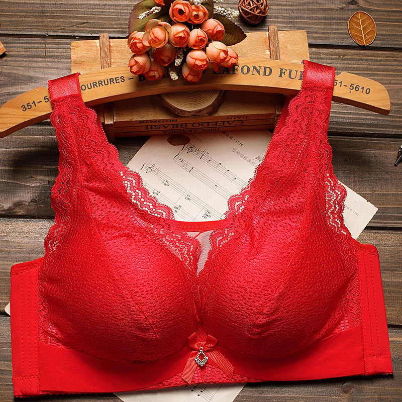 内衣女无钢圈2020夏季新品聚拢抹胸胸罩薄款大胸显小防走光文胸