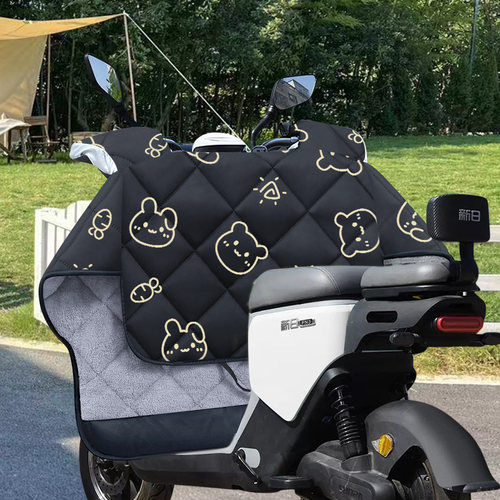 踏板摩托车专用特厚防寒保暖挡风