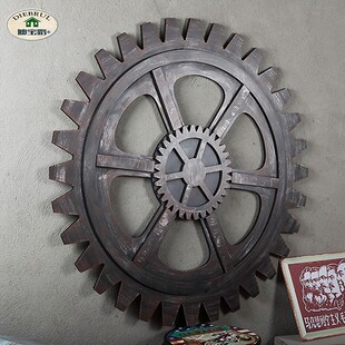 复古工业风齿轮装饰品墙面壁挂店铺墙壁挂件酒吧墙上创意挂饰墙饰