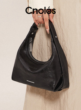 原创设计月牙包包女新款高级感单肩斜挎包2025超火腋下包包