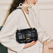 Cnoles蔻一菱格包链条腋下包包女2025新款 明星同款 单肩斜挎包