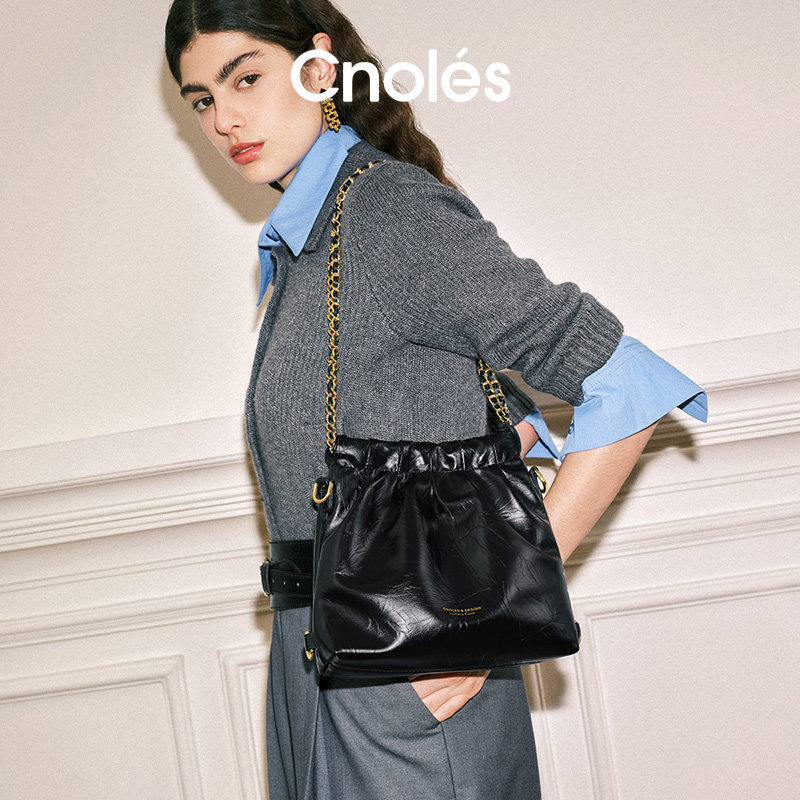 流浪包女黑色链条单肩包包女2026新款托特包女士斜挎包夏季包包