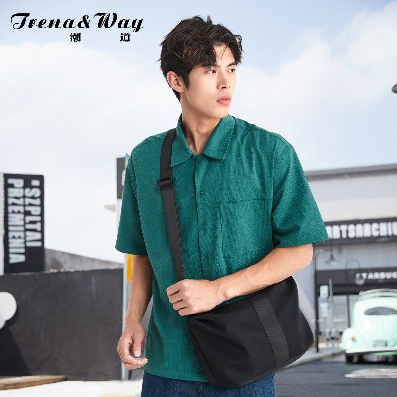 男士出行尼龙斜挎包新款时尚大容量单肩包通勤便携男包轻便背包,箱包皮具/热销女包/男包,男士包袋,淘宝优惠券,粉丝福利购,淘宝优惠卷