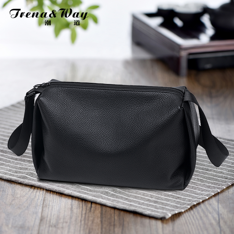 头层牛皮休闲时尚单肩斜挎包