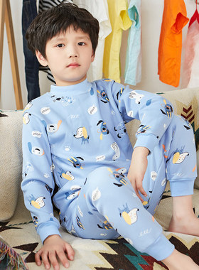 儿童加绒保暖内衣套装男童女童加厚秋衣秋裤大童宝宝家居服衣冬季