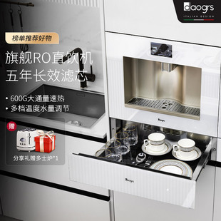 直饮机RO反渗透家用即热一体过滤器净水器饮水机 daogrs V8w嵌入式