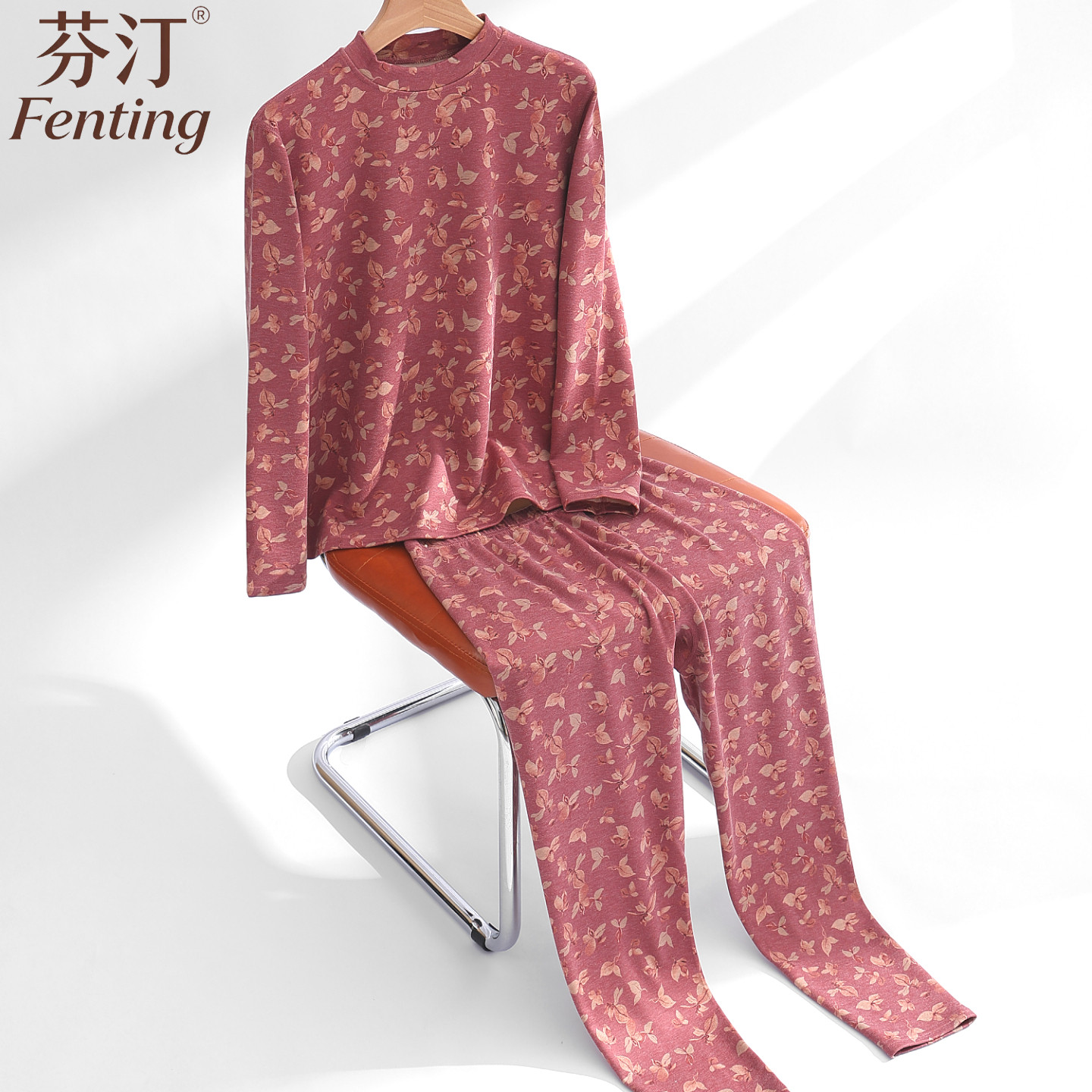 2026新款女款棉毛衫打底秋衣秋裤套装妈妈保暖内衣老年人线衣线裤