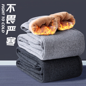 棉毛裤 中老年人男女士冬季 加绒加厚秋裤 高腰纯棉保暖裤 内穿热能裤