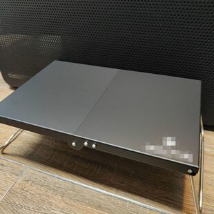 出口日本升级版黑化户外徒步单人SOLO折叠桌铝合金轻量化茶几soto