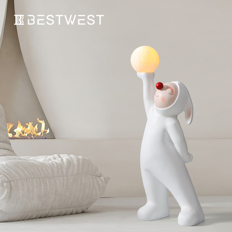 实用的新婚礼物小众结婚落地摆件高级感玄关闺蜜手办兔子生日女生