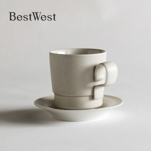 BESTWESTx融白联名陶瓷咖啡杯