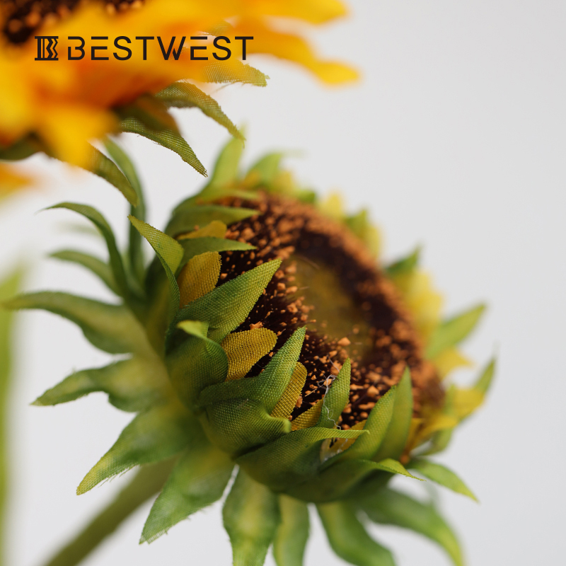 向日葵仿真花假花摆设高级仿生花装饰花轻奢高端花艺客厅餐桌干花