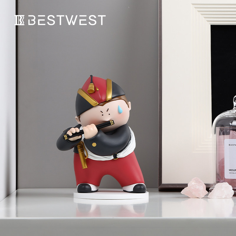 《吹笛子的少年》大艺术家系列摆件生日礼物手办桌面软装饰品摆设