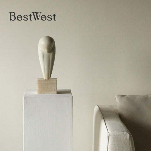 BESTWEST轻奢猫头鹰雕塑摆件