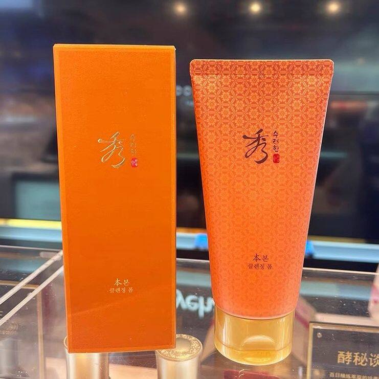 SooRyeHan秀雅韩本泡沫洁面膏秀丽韩本保湿洗面奶160ml深层清洁