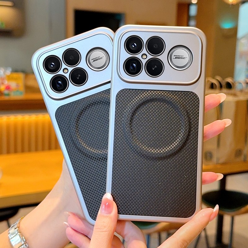 适用于小米REDMI K90 Pro Max手机壳高档简约秒变系列红米k90promax真科纳黑素皮硬壳红米k90新款保护套