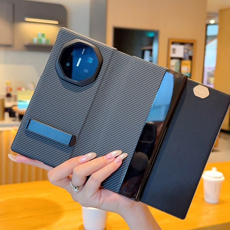 适用于华为MateXTs手机壳碳纤维