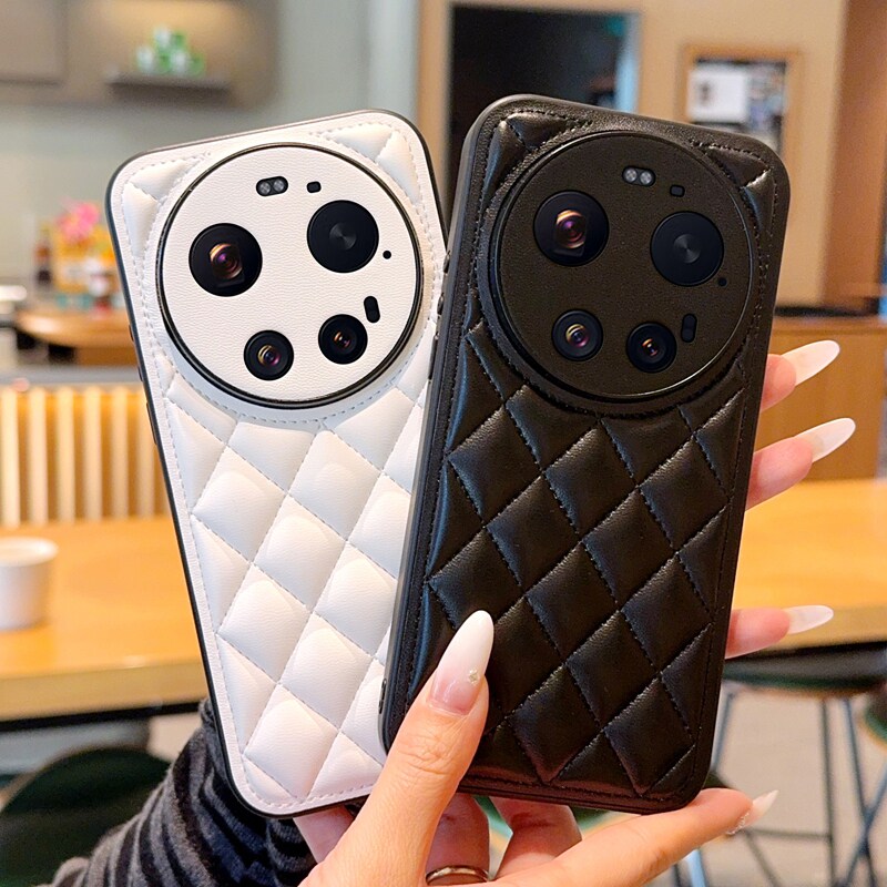 适用于小米17Ultra手机壳菱格小香风个性小米17ultra莱卡版高级Xiaomi 15Ultra全包防摔创意小米17硬壳保护套