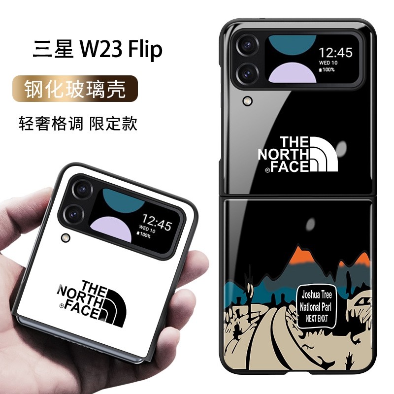 个性潮牌三星galaxy w23 flip玻璃壳心系天下sm-w7023保护套防摔男款