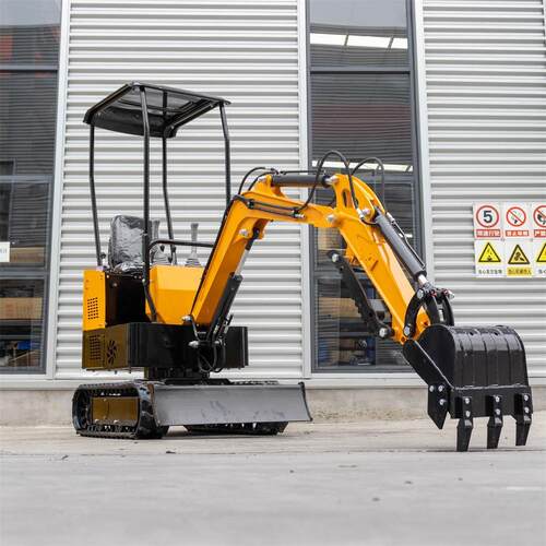 实力工厂1度吨微型挖掘机 HT10H1000kg导操36作0旋转果园挖先沟松
