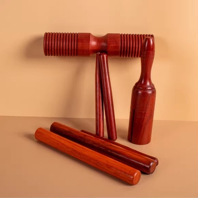 奥尔夫打击乐器红木双响筒