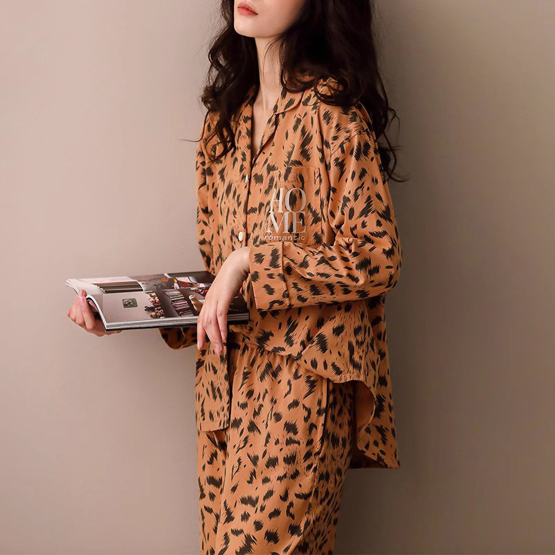 2025新款女士睡衣春秋款高级感豹纹套装秋天纯棉长袖可外穿家居服,女士内衣/男士内衣/家居服,睡衣/家居服套装,淘宝优惠券,粉丝福利购,淘宝优惠卷
