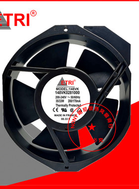ETRI 208V-240V风扇148VK0281000/VK0281030/VK0281083/VP0281000