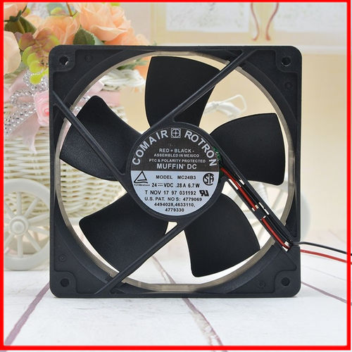 康姆罗顿COMAIR ROTRON 12032 MC24B3 24V 0.28A 12CM 散热风扇