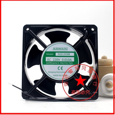 全新SURMOUNT RGE12038B EC 220V 0.010A 机箱机柜散热风扇