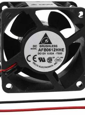 AFB0612HHE-T500〖 FAN AXIAL 60X38MM 12VDC WIRE〗