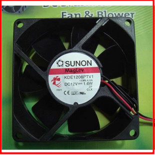 建准 KDE1208PTV1  8025 DC12V 1.6W 8cm8厘米 机箱 电源散热风扇