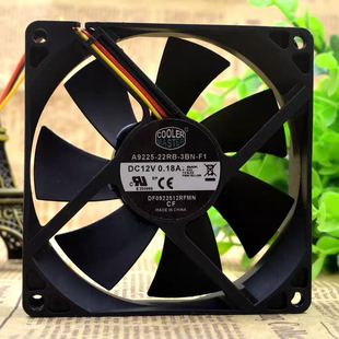 COOLER MASTER A9225-22RB-3BN-F1 12V 0.18A DF0922512RFMN 风扇