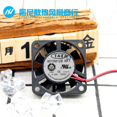 正品 台湾T&T 4010M12B NF1 4010 12V 0.16A 4cm风扇 3线双珠风扇