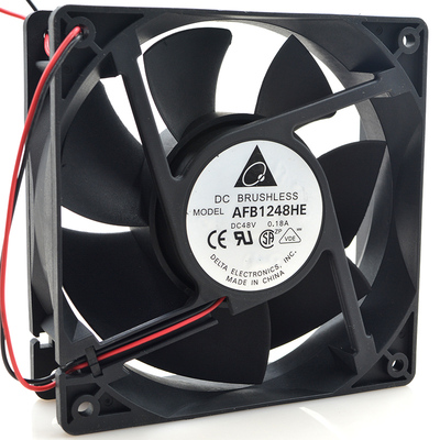 喏尼 AFB1248HE-ROO 12038 48V 0.18A 12CM 3线 工控机变频器风扇