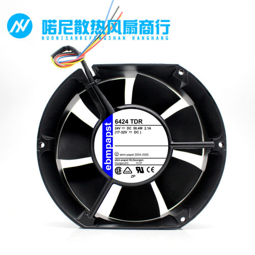 EBMPAPST 6424TDR 24V 2.1A 50.4W 17CM变频器高端风扇