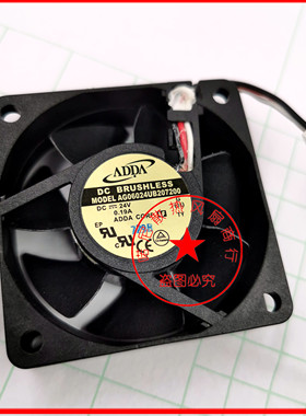 散热风扇ADDA 24V 0.19A 直流风机 60*60*15 AG06024UB207200