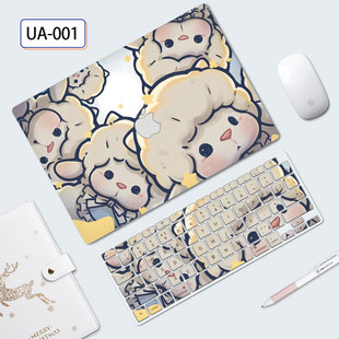 适用苹果电脑保护壳Macbookpro可爱13寸MacbookairM2外壳2023新款Air15.3英寸保护套M1芯片笔记本14.6女卡通