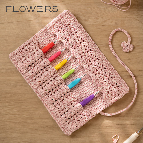 繁花钩针收纳包olio材料包