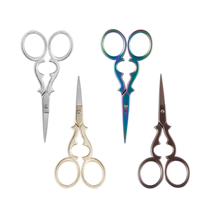 小葫芦剪刀 修眉毛美容剪刀 小型剪刀 剪刀不锈钢 复古剪刀