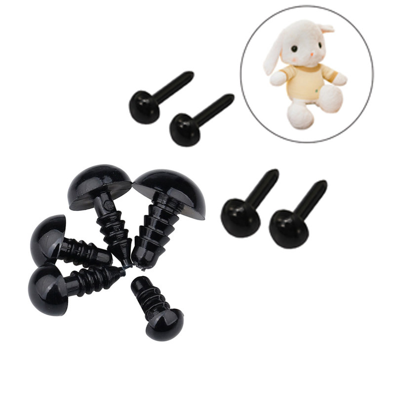 塑料螺丝眼睛 钩针毛线玩偶配件手缝扣动物玩具眼螺纹DIY黑豆眼珠,居家布艺,针,淘宝优惠券,粉丝福利购,淘宝优惠卷
