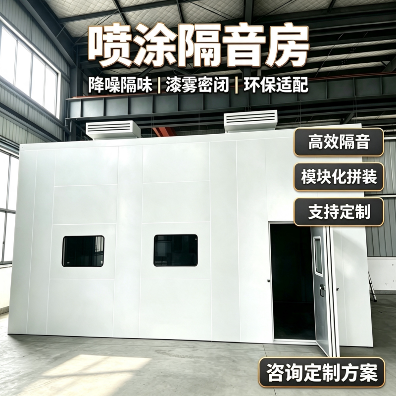 超音速喷涂喷砂隔音房工厂静音房