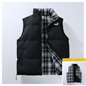 双面穿宽松大码 奥莱专区 休闲外套 羽绒马甲秋冬季 新款 品牌 男士