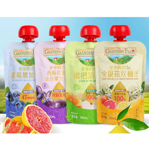 零食饮品 爷爷的农场果汁多种口味