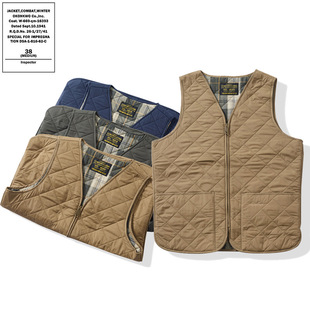 Thick cotton jacket for men 厚款加棉绗缝马甲菱格夹棉户外马甲