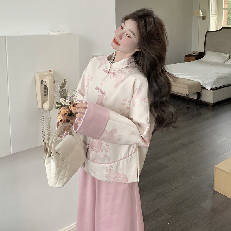 26春款新中式风套装2C251-9021-P175-K288,女装套装/套裙,2C251