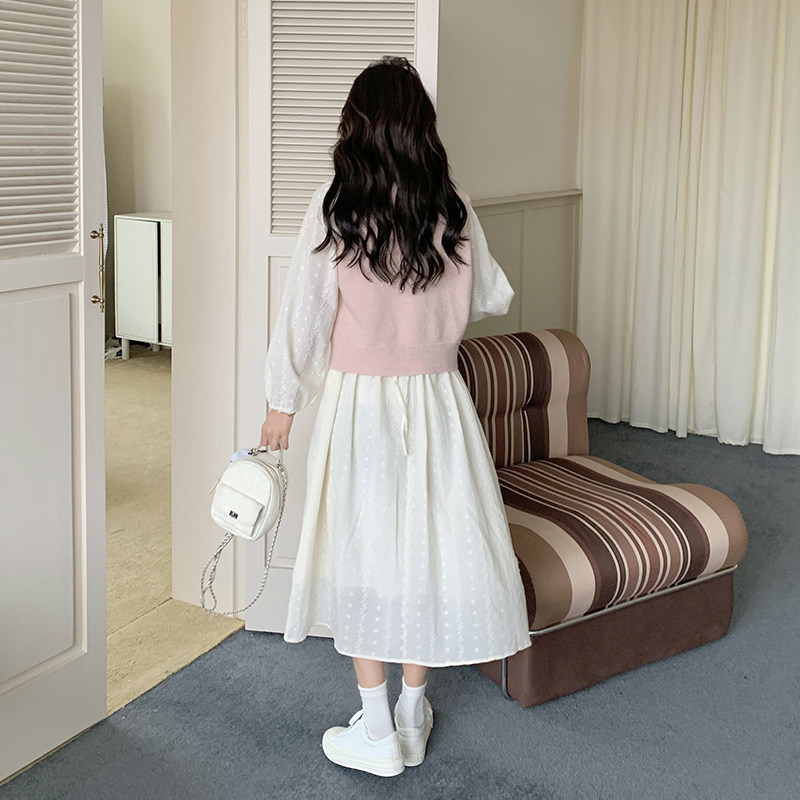 【】26春韩系甜美风连衣裙两件套2C251-6287-P175-K238,女装套装/套裙,2C251