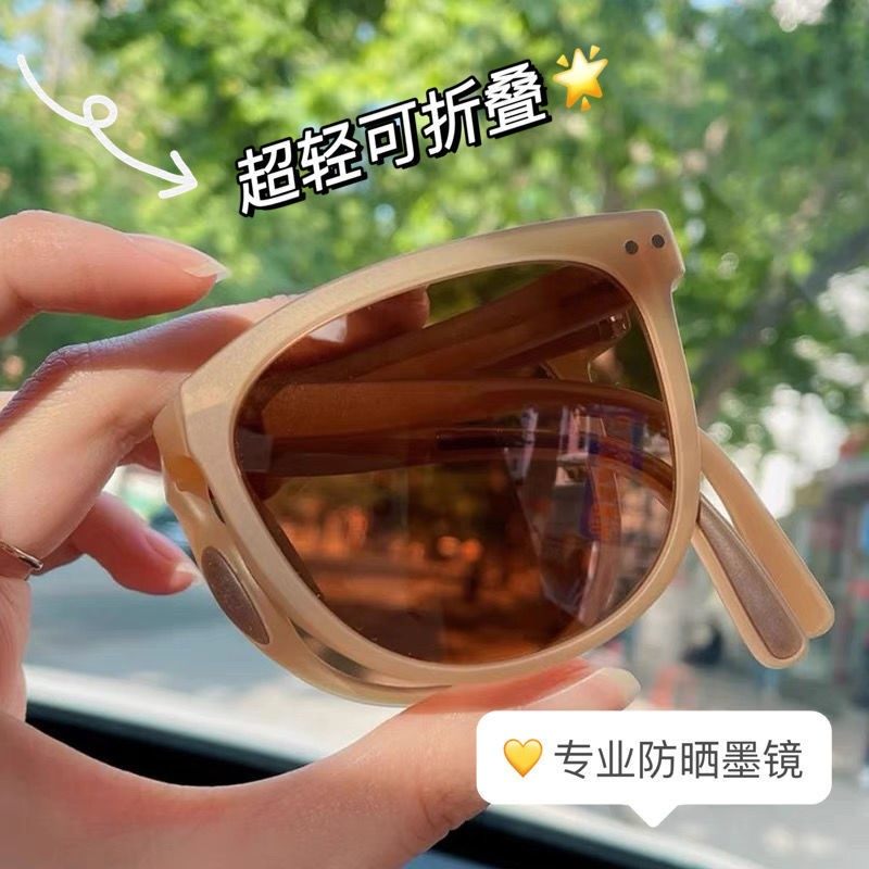 可折叠墨镜女防晒紫外线偏光高级