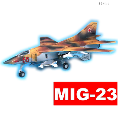 包邮 80411 苏联米格-23歼击机 1/144小号手军事拼装模型